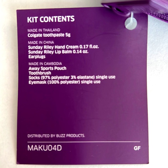 Away United Amenity Travel Pouch New - Picture 2 of 4